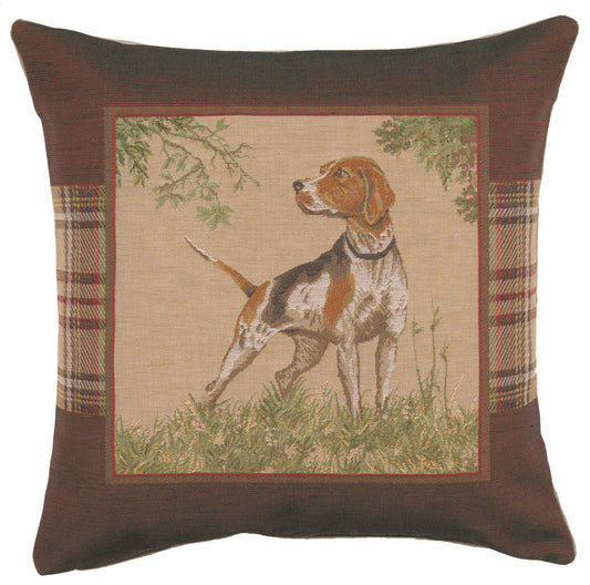 The Field & Hound French Pointer Tapestry Cushion