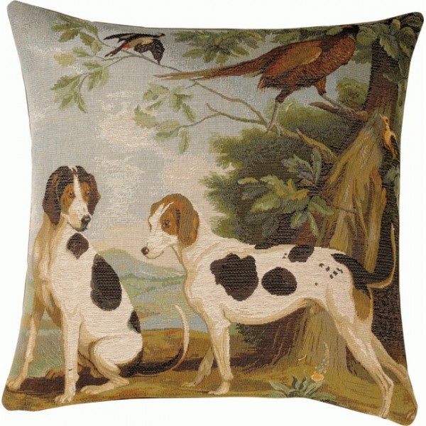 The Royal Hunt French Tapestry Pillow
