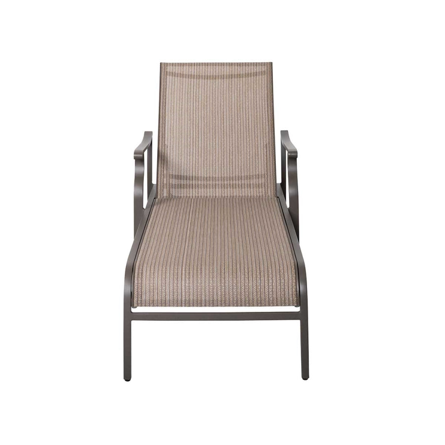 The Trevi Textilene Outdoor Chaise Lounge - Set of Two