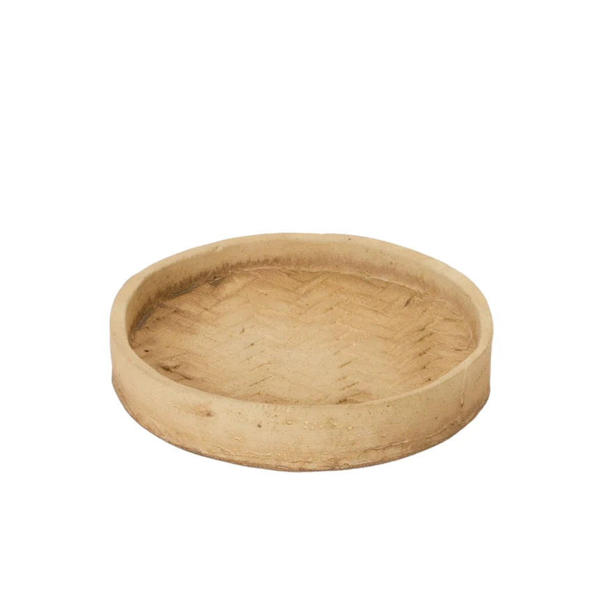 The Woven Stone Cement Tray Set