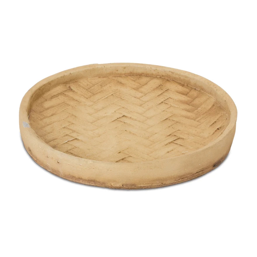 The Woven Stone Cement Tray Set