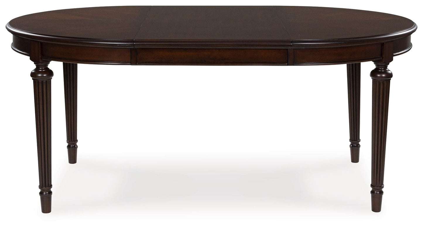 Lavinton - 8 Pc. - Dining Room Extension Table, 6 Side Chairs, Server - Brown