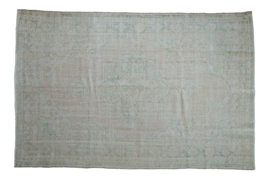 6x9.5 Vintage Distressed Oushak Carpet