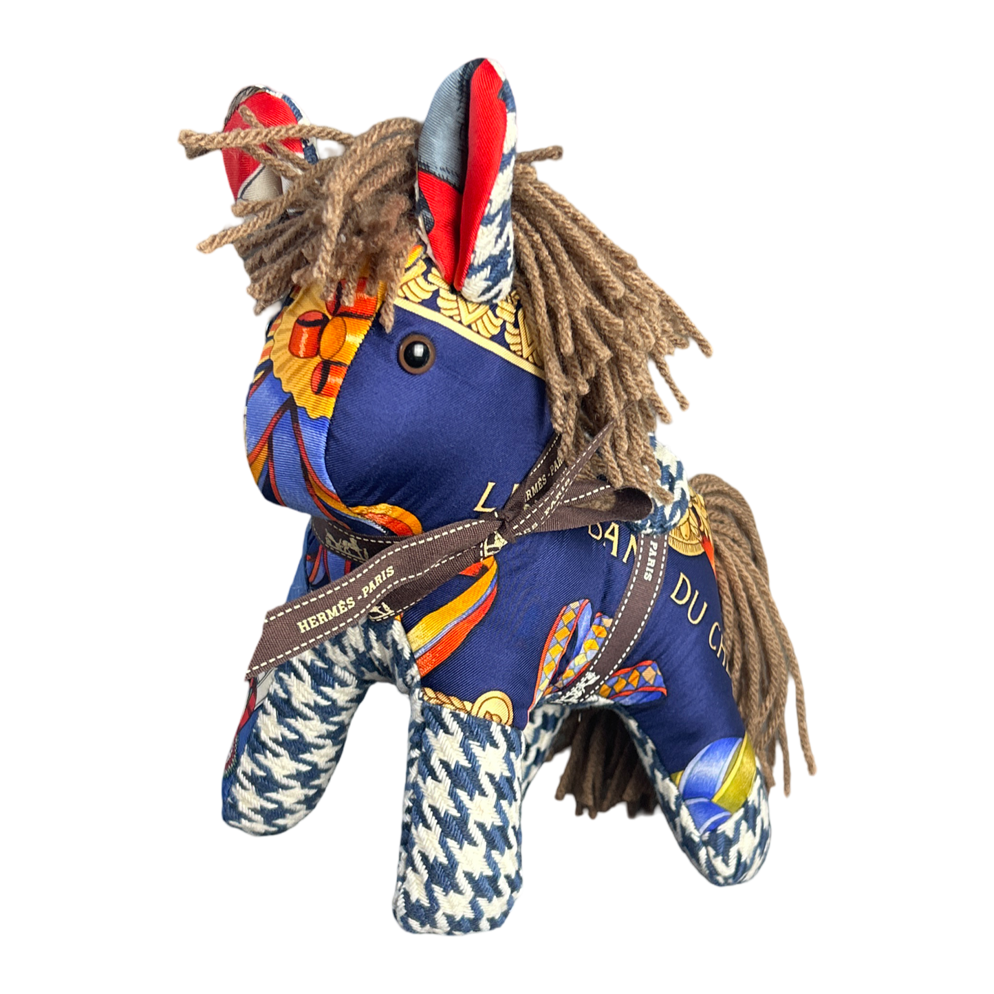 One of a Kind Rubans du Cheval Vintage Silk Scarf Noble Pony