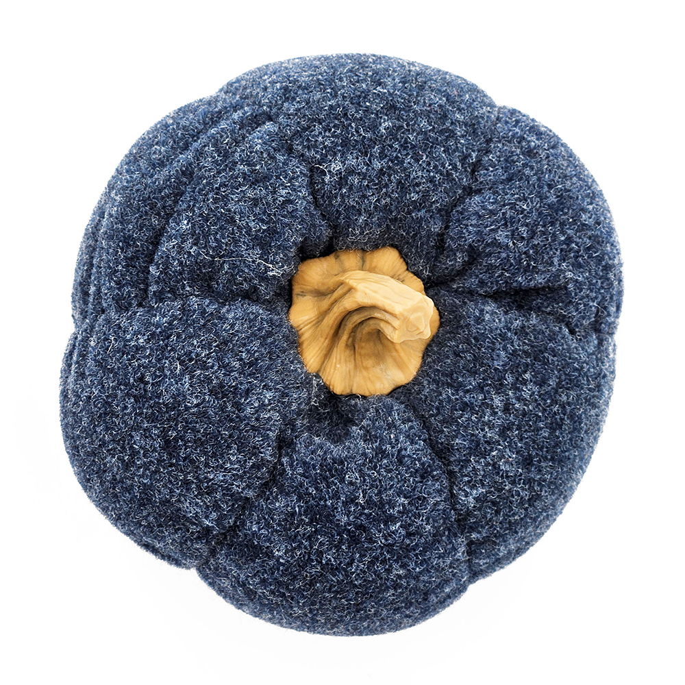 Harbor Velvet Pumpkins — Set of Three