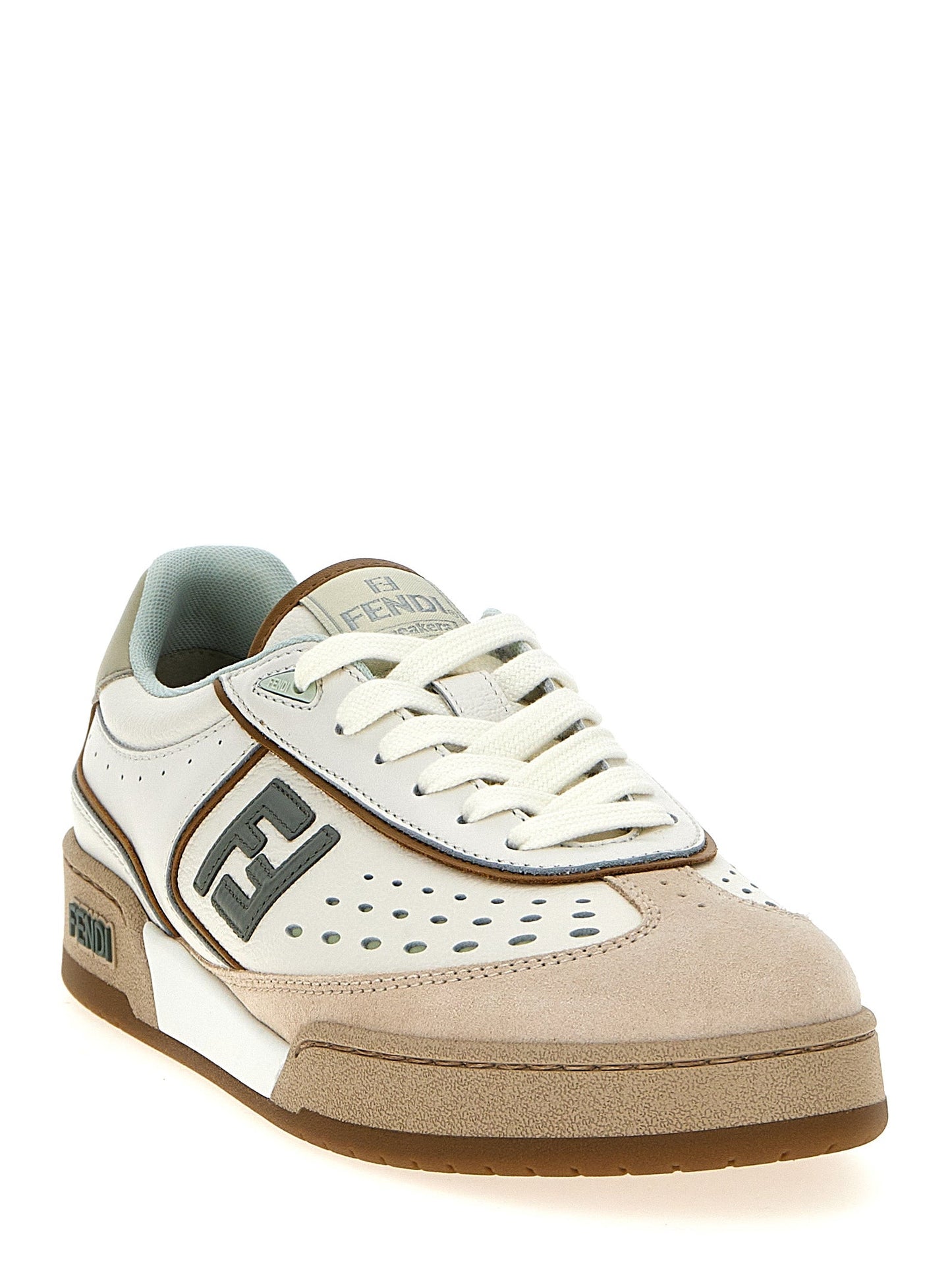 Women’s Fendi Match Lace-Up Sneakers