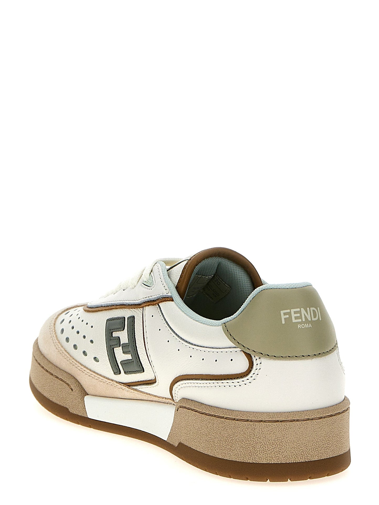 Women’s Fendi Match Lace-Up Sneakers