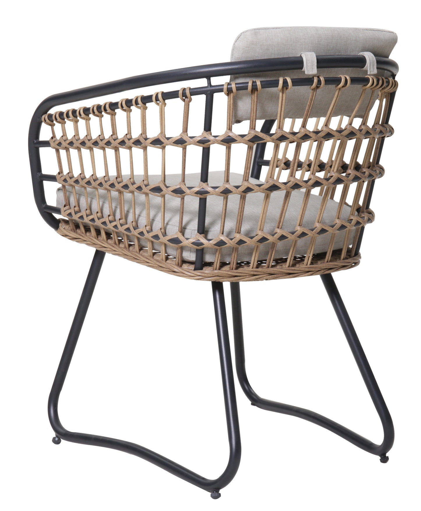 The Valentina Woven Garden Dining Chairs — Set of 2