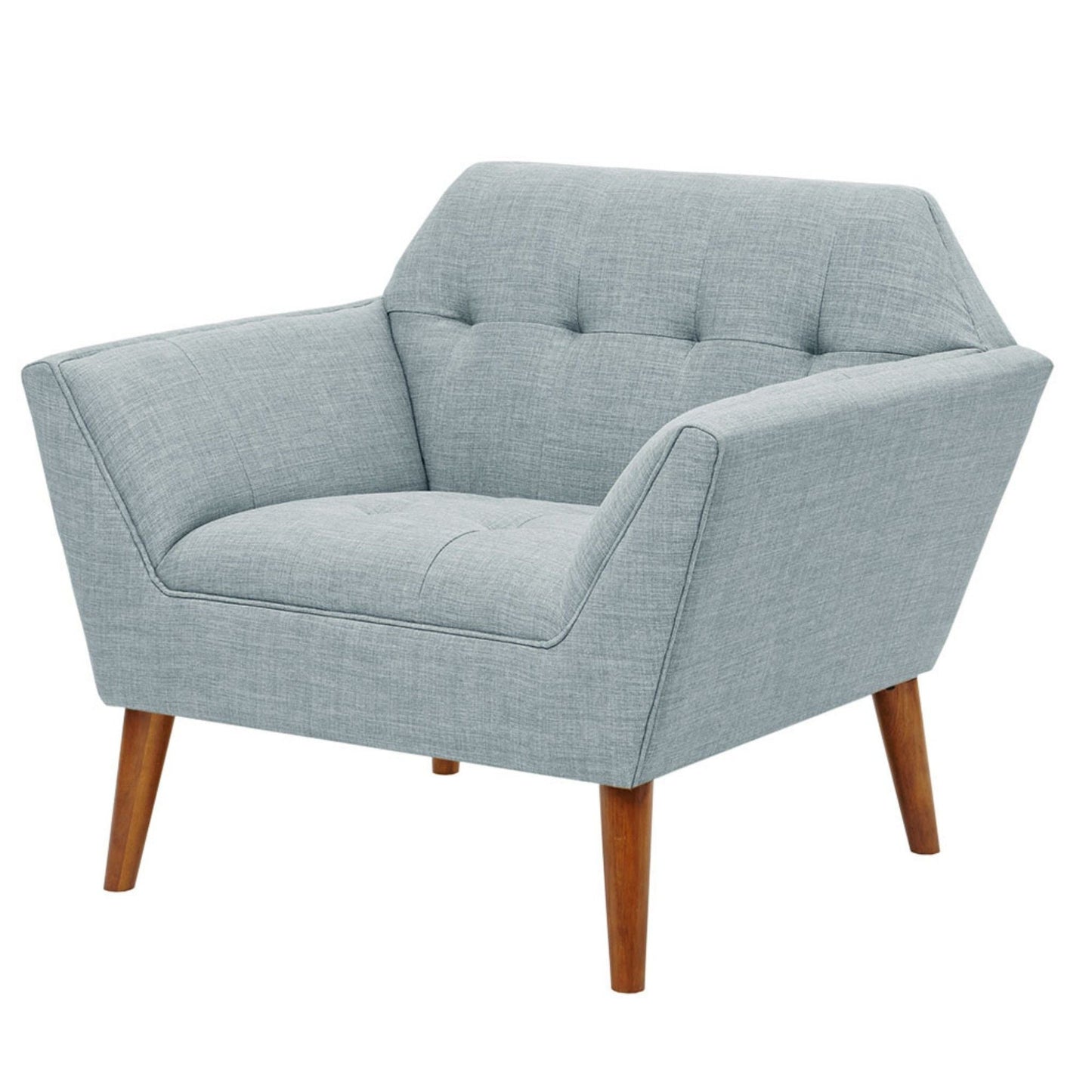 ***Modern Lounge Chair With Button Tufting