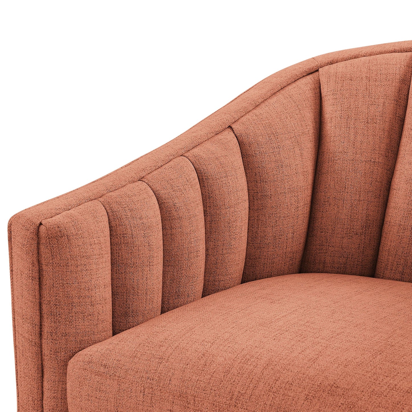 The Ashbourne Skirted Swivel Accent Chair