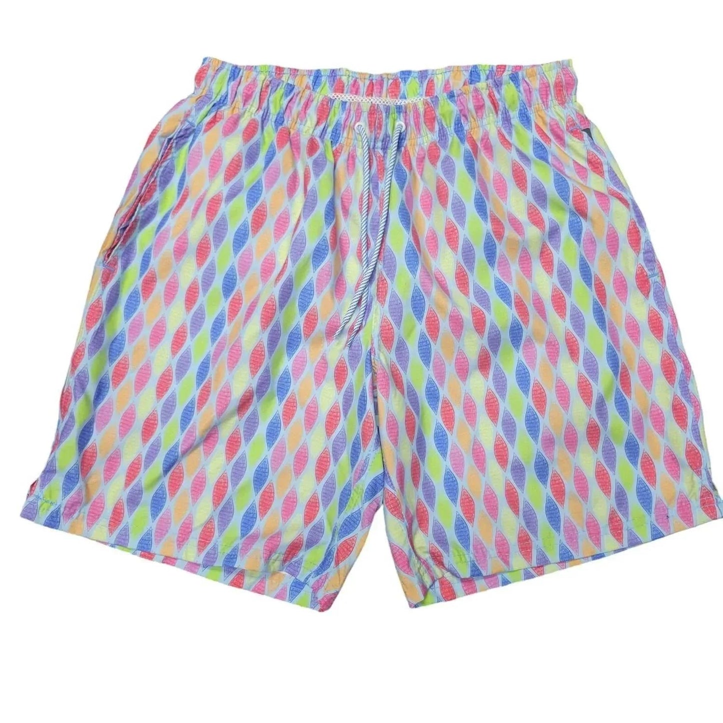 Abstract Print Swim Trunks