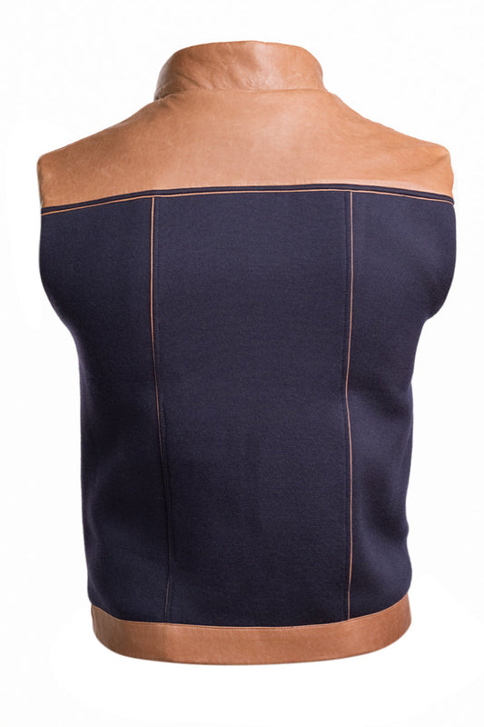 Manrico Cashmere Zip-Up Vest