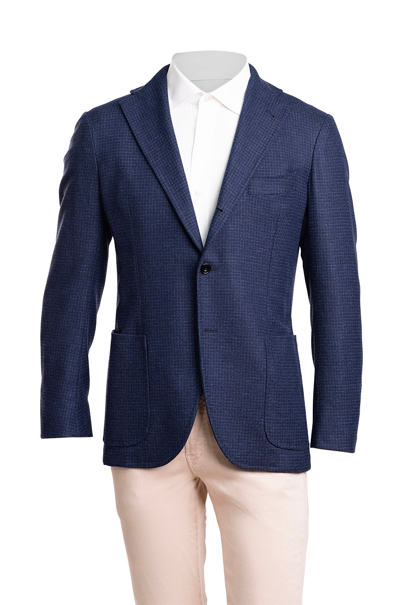 Sartorio Houndstooth Virgin Wool Sport Jacket