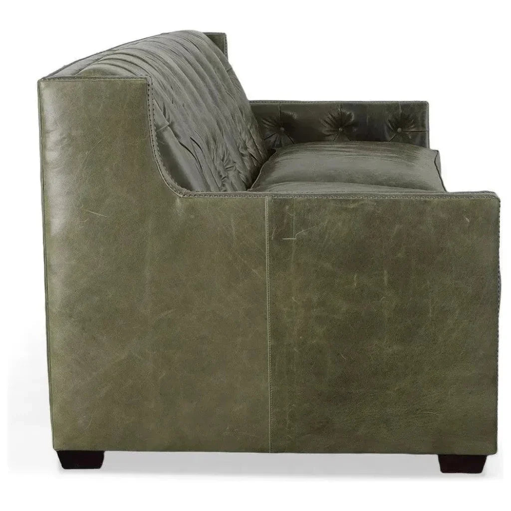 Leather Sofa - 90 Henry  Grain Leather Couch
