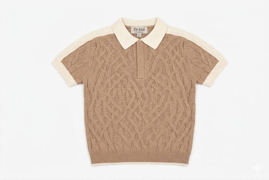 Dr. Kid - Camel Short Sleeve Polo