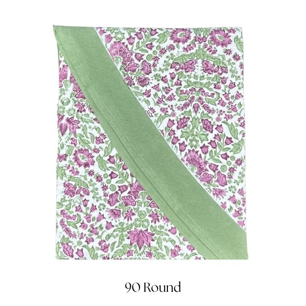The Larkspur & Bramble: Plum and Sage - Tablecloth