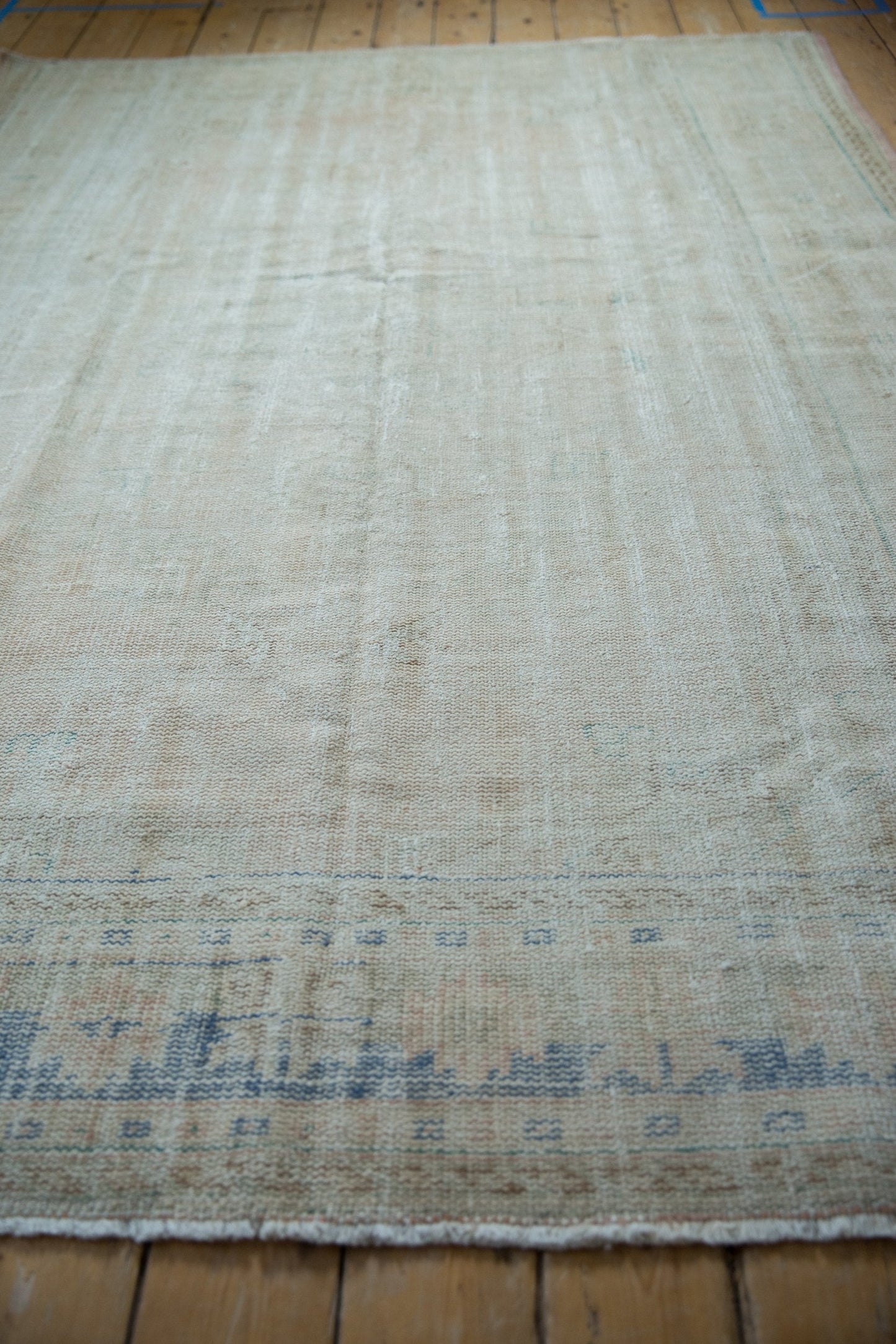6x8.5 Vintage Distressed Oushak Carpet
