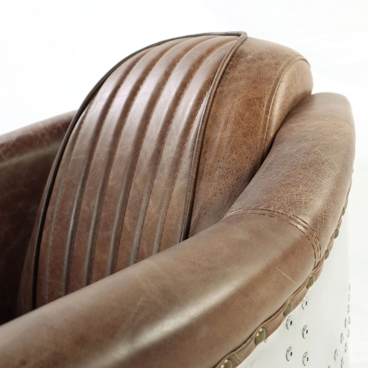 Brancaster Aviator Leather Club Chair – Heritage Brown