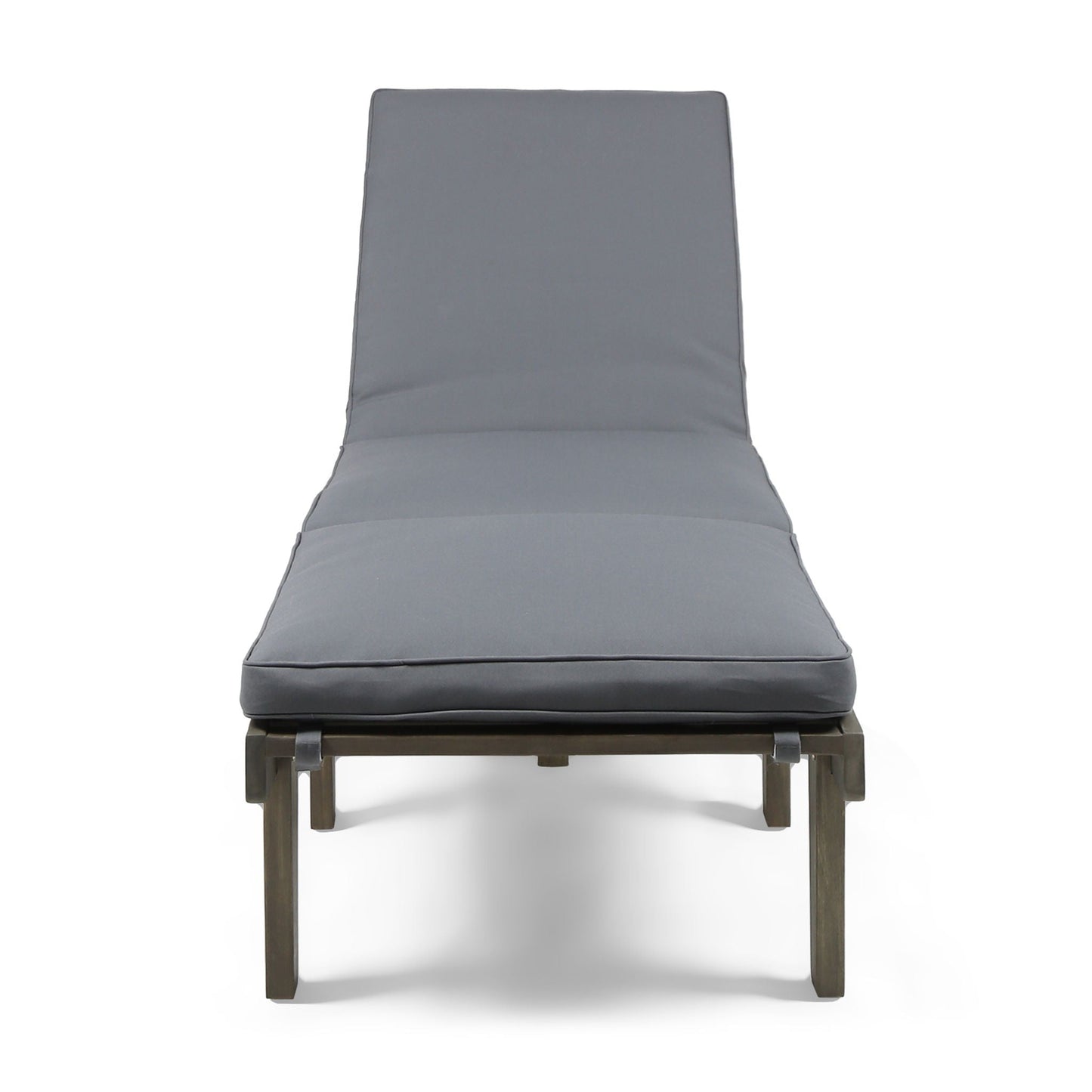 Ariana - Wood Chaise Lounge With Cushion