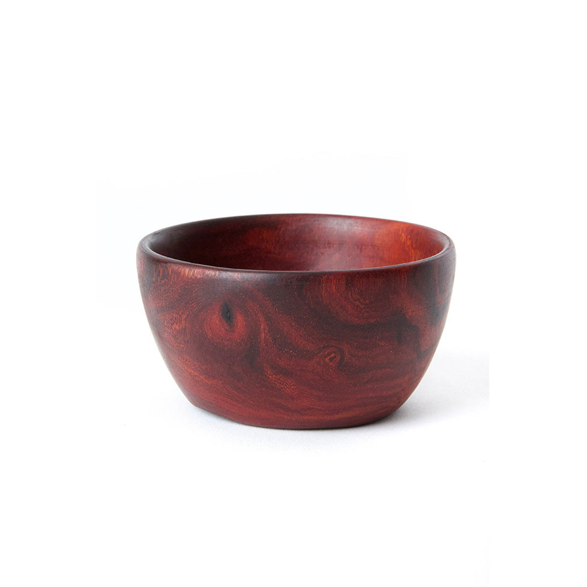 Hand-Carved Zambezi Teak Pinch Bowl