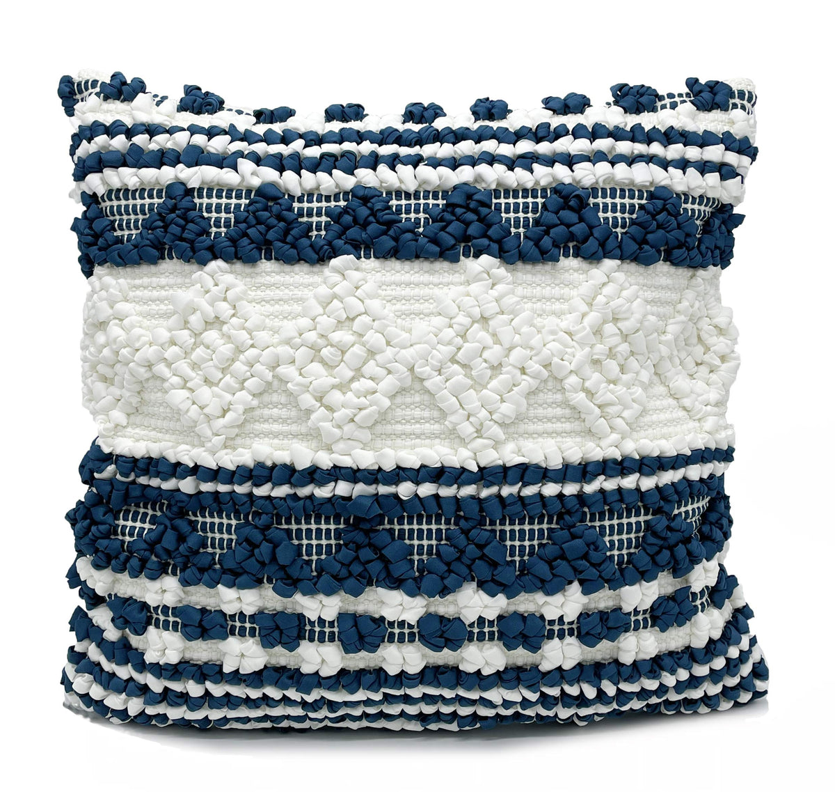 The Harbor Geo Woven Pillow — 18"