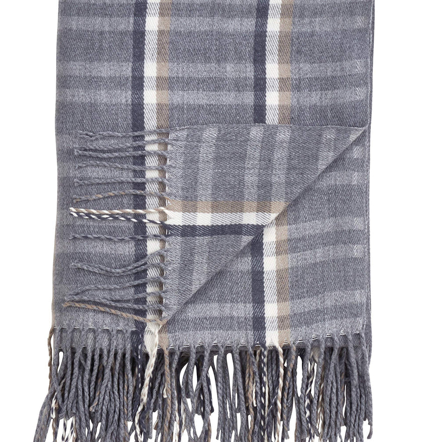 The Braemar Plaid Fringed Throw