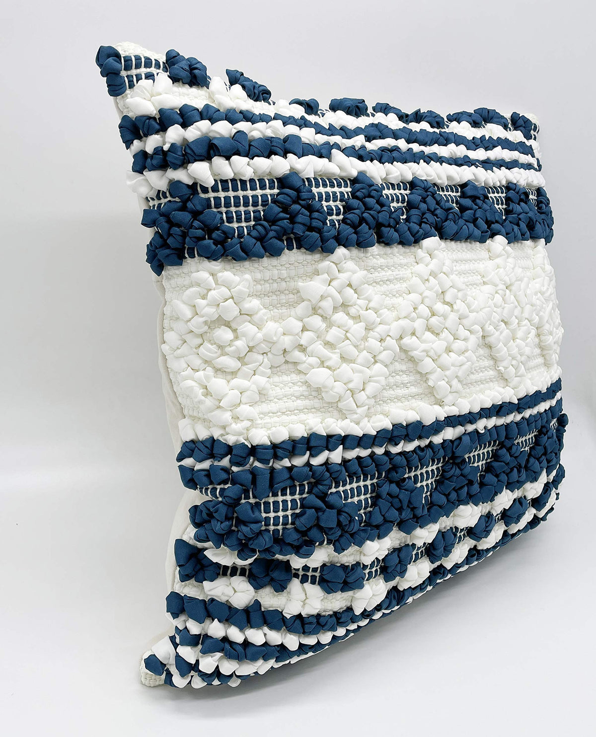 The Harbor Geo Woven Pillow — 18"