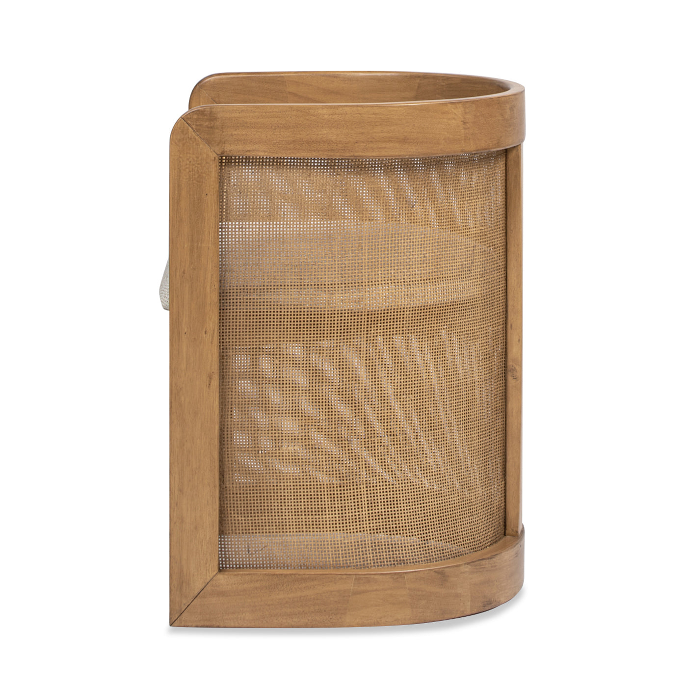 The Lilith Curved Rattan Dining Chair