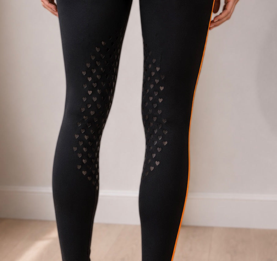 Neon Spur Fast Track Silicone Knee Patch Breeches