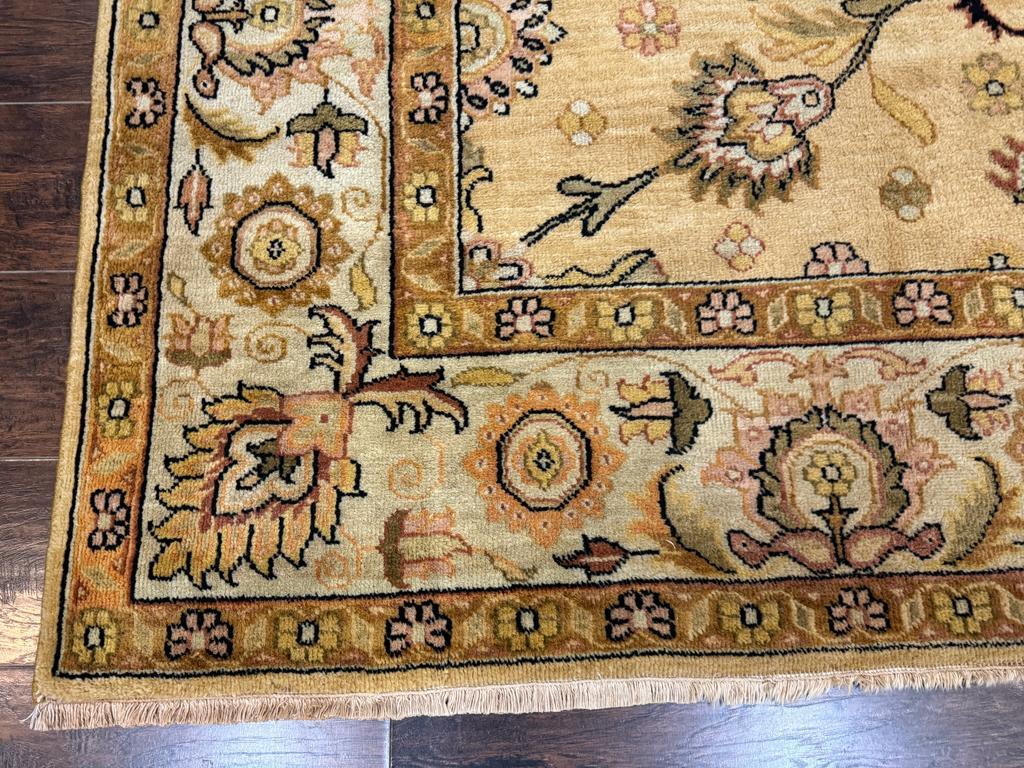 Turkish Oushak Rug 8x10, Vintage Wool Carpet