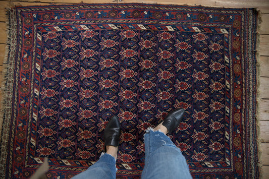 4x5.5 Antique Afshar Rug