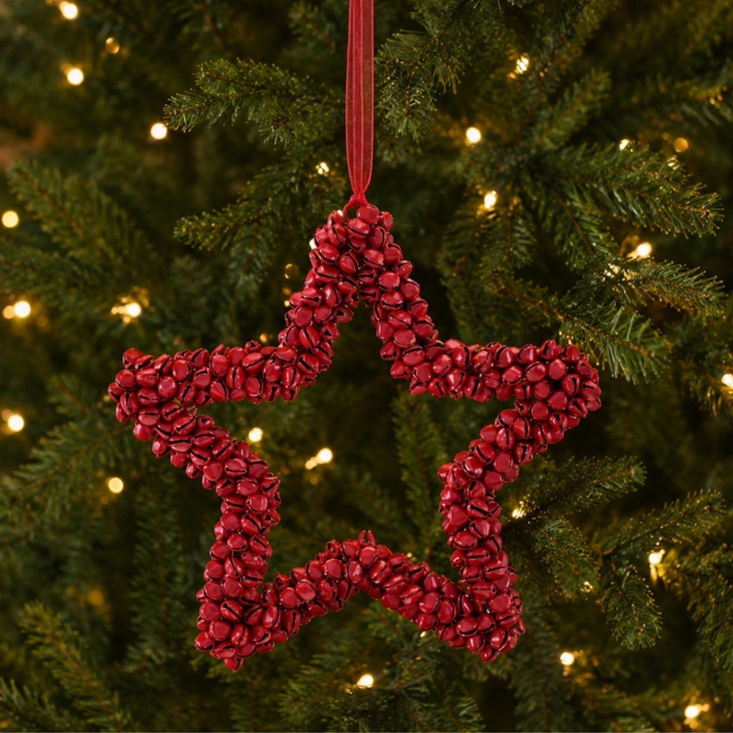 Iron Star Ornament Set of 6 Ð 6.5"H