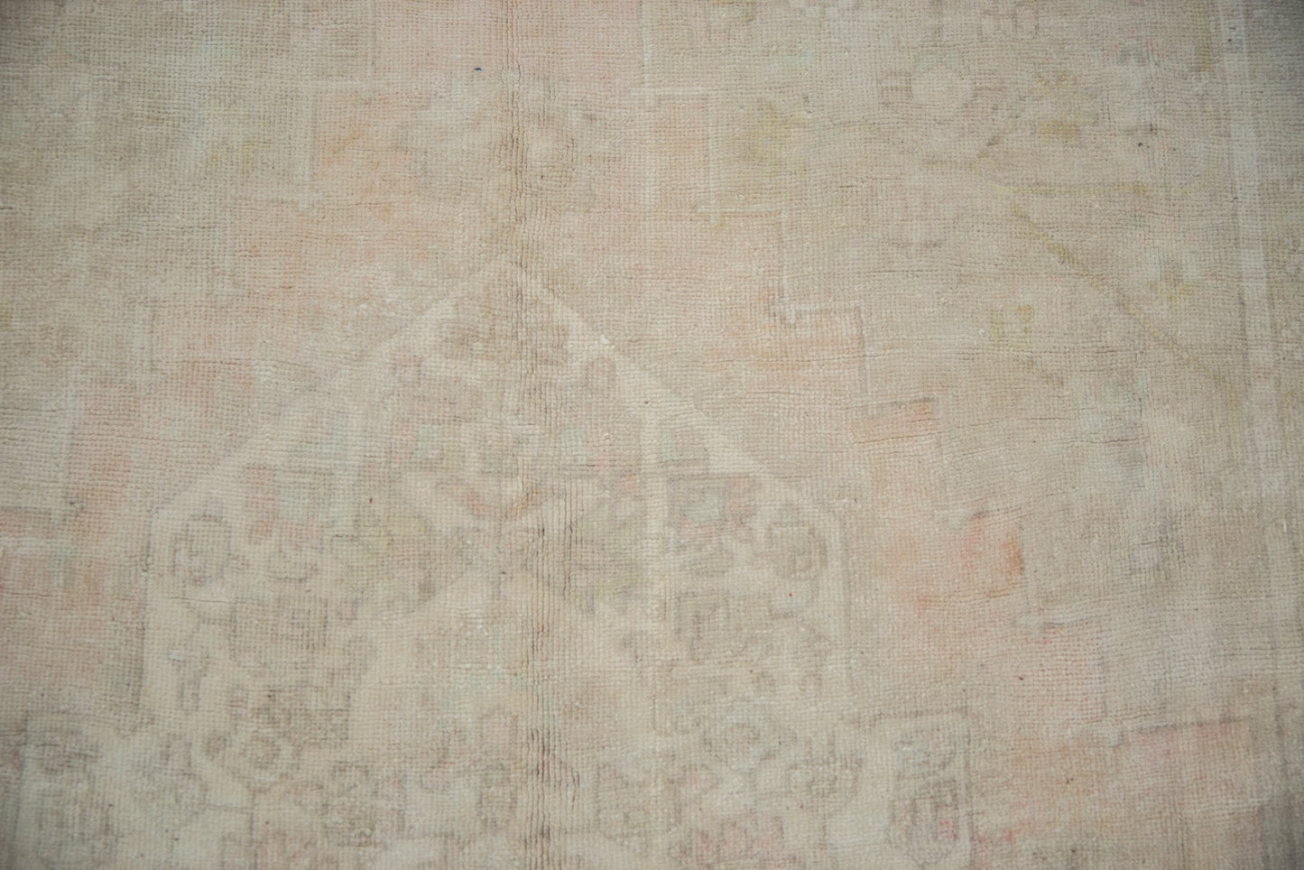 6x9.5 Vintage Distrsessed Oushak Carpet