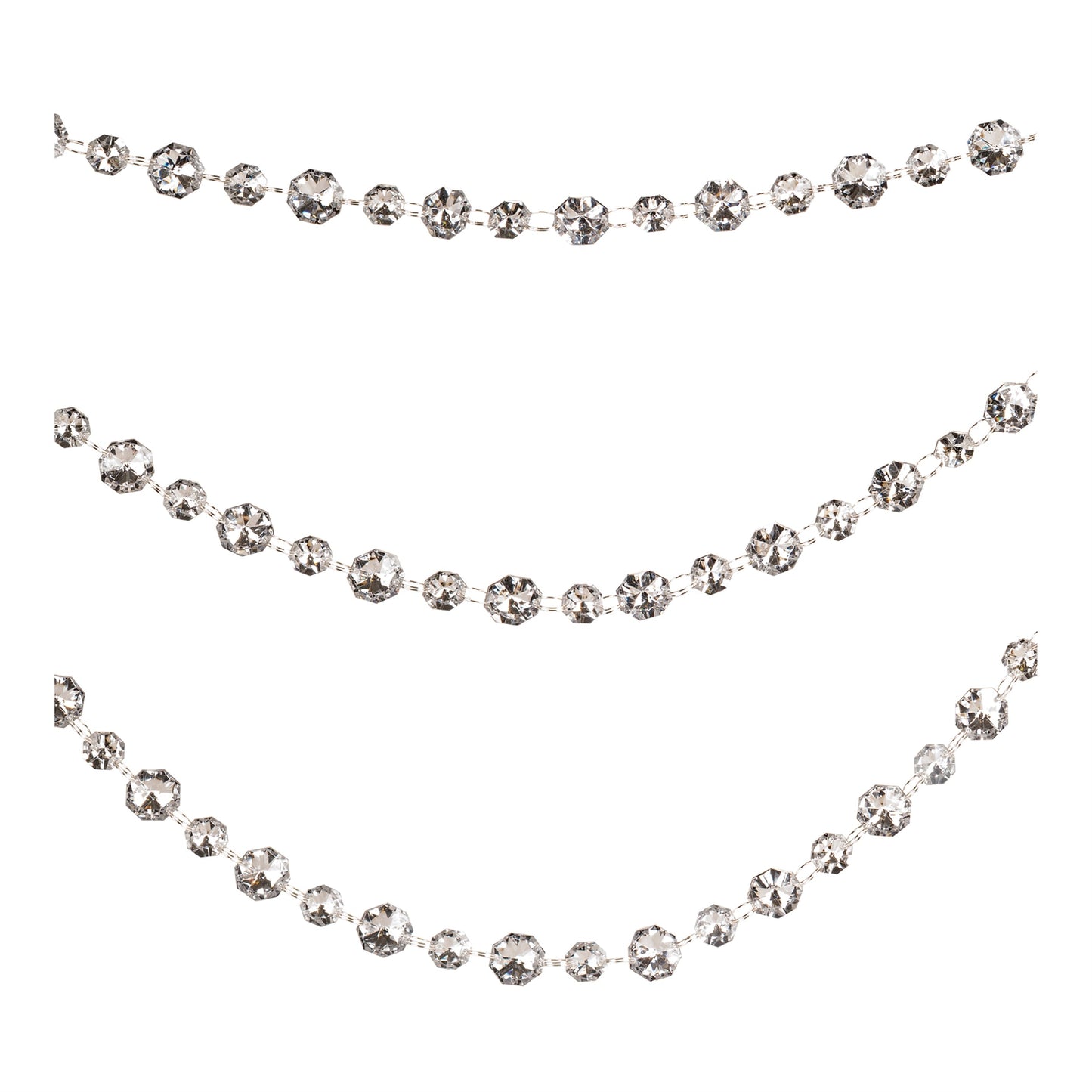 Triple Strand Bead Garland (Set of 2)