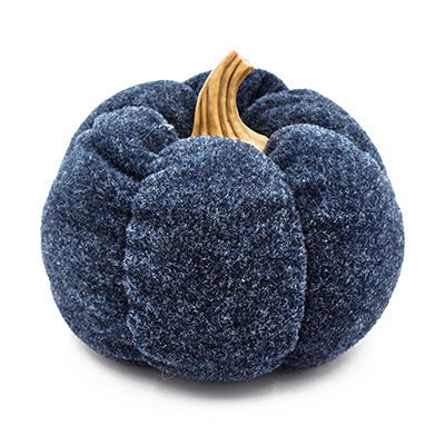 Harbor Velvet Pumpkins — Set of Three
