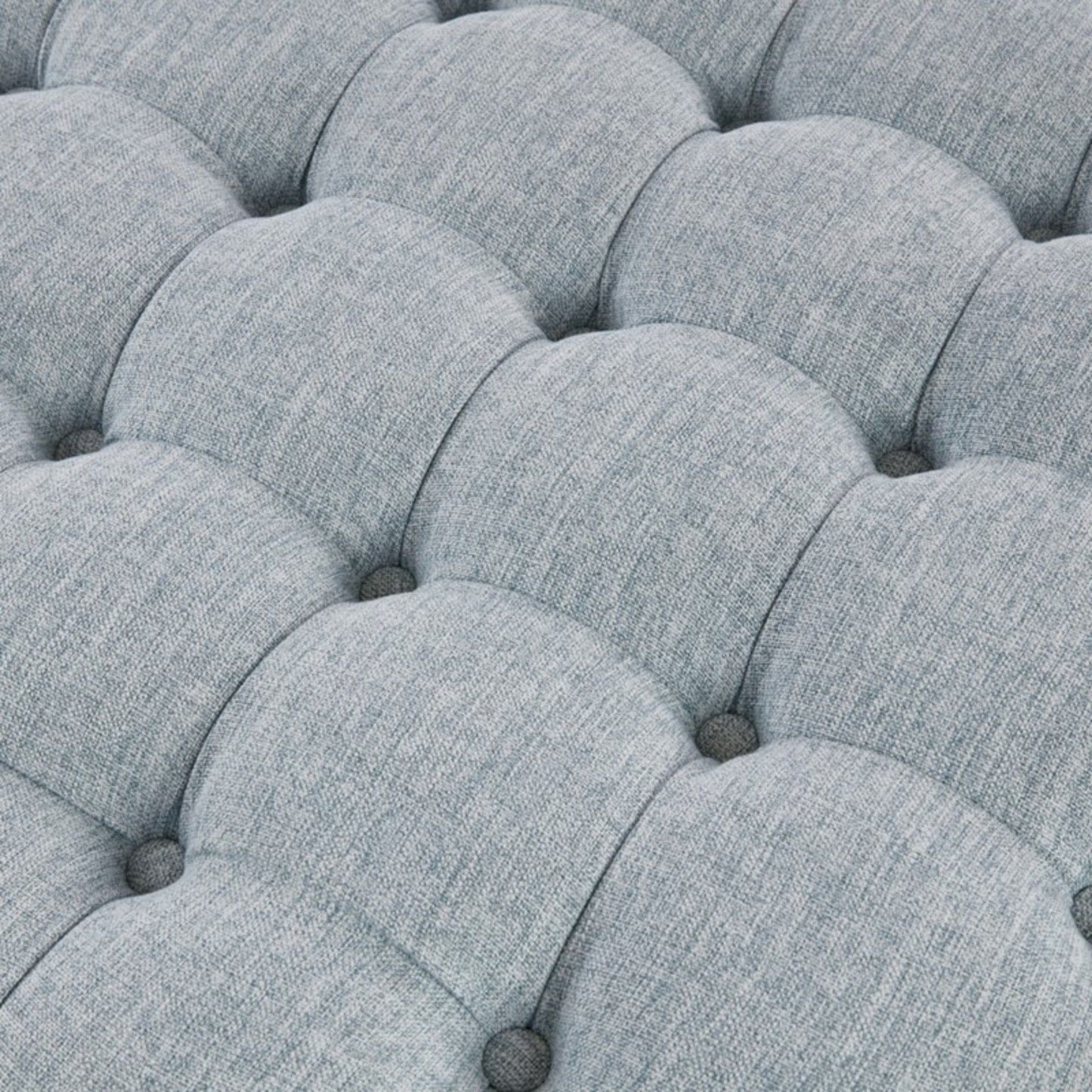 The Wainscott Tufted Skirted Round Cocktail Ottoman