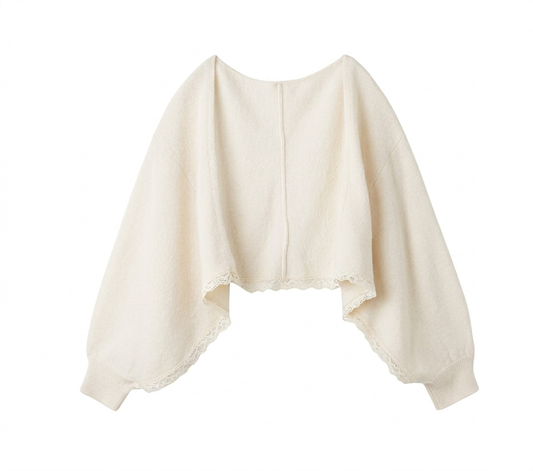 Katie J - Shay Shrug, Vintage White
