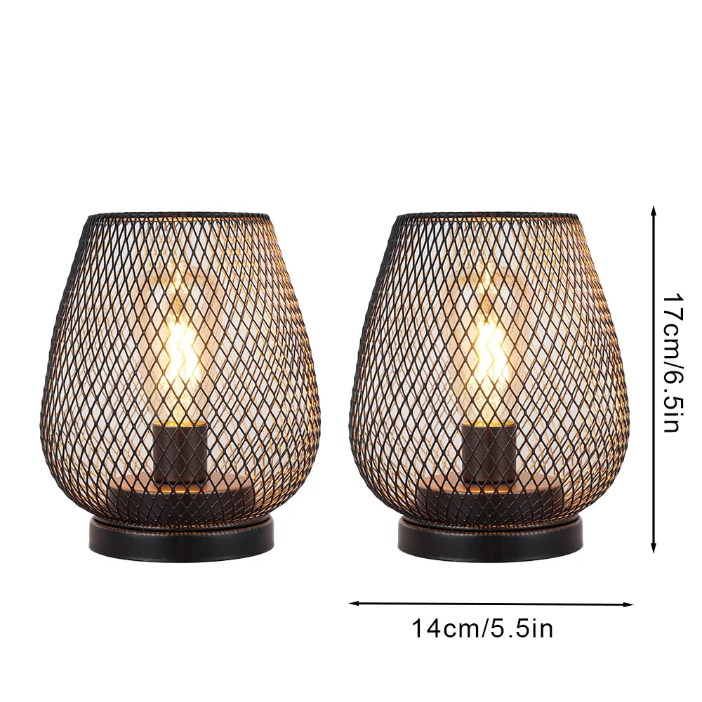 6.7" Tall Battery Powered Outdoor Table Lamp