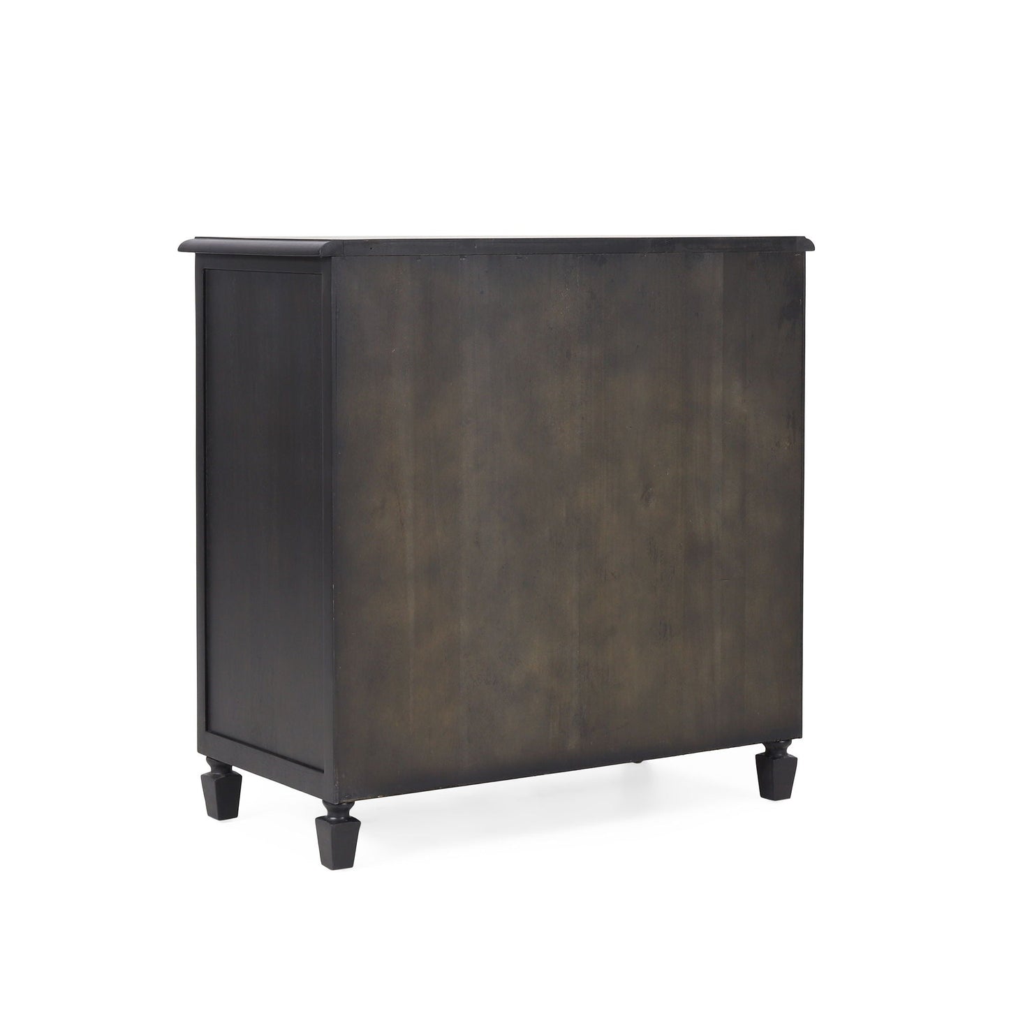 Newell - Cane 3 Drawer Dresser - Dark Gray