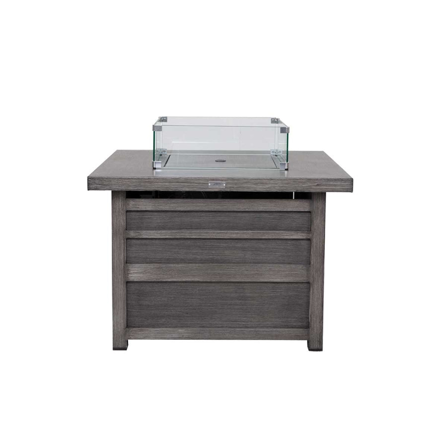 The Darcy Aluminum Outdoor Luxury Firepit Table