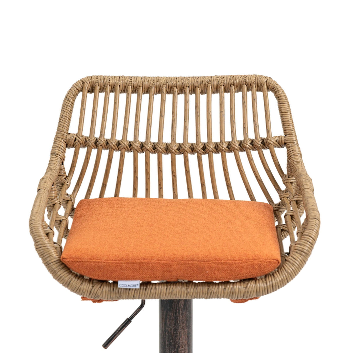 The Harbor Bar Adjustable Linen Swivel Stools — Set of 2