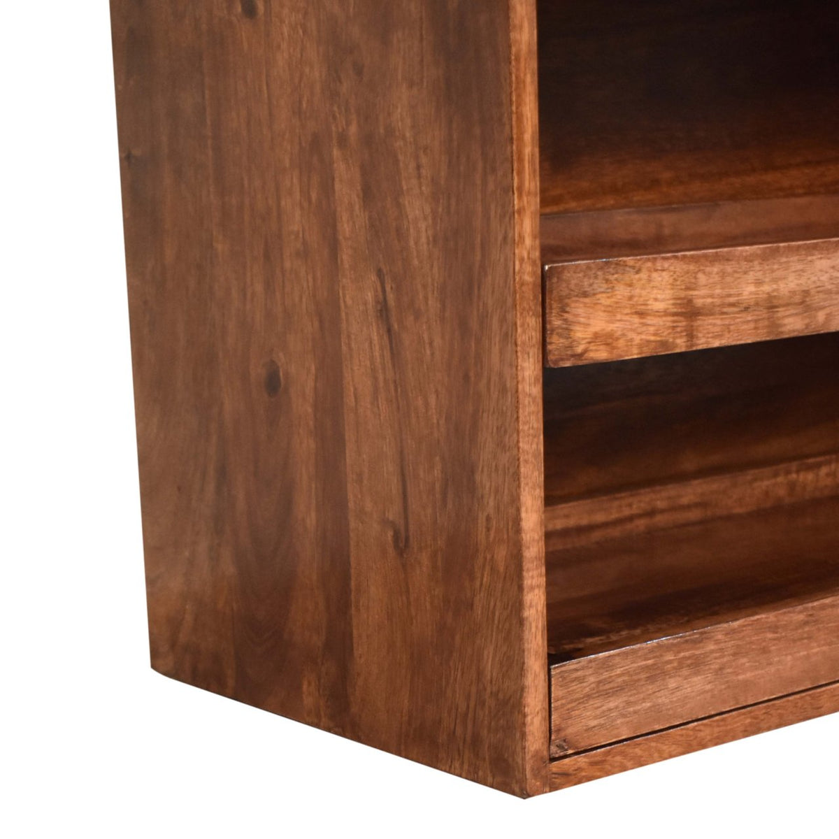 The Bridlewood Buffalo Leather Storage Bench — Tan