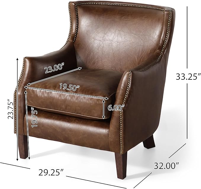 Ashbourne Heritage Leather Club Chair