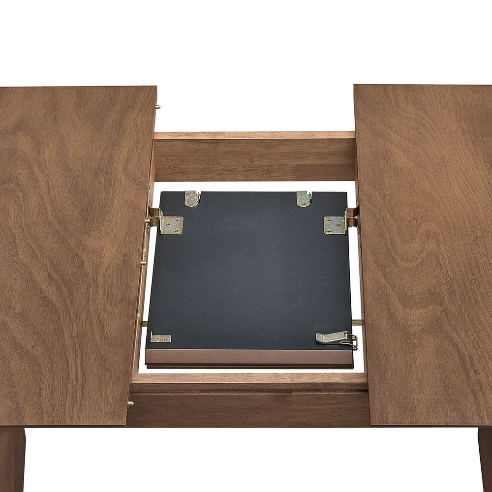 ACTU Extendable Dining Table Set for Small Spaces (Seats 4–6, Solid Wood)