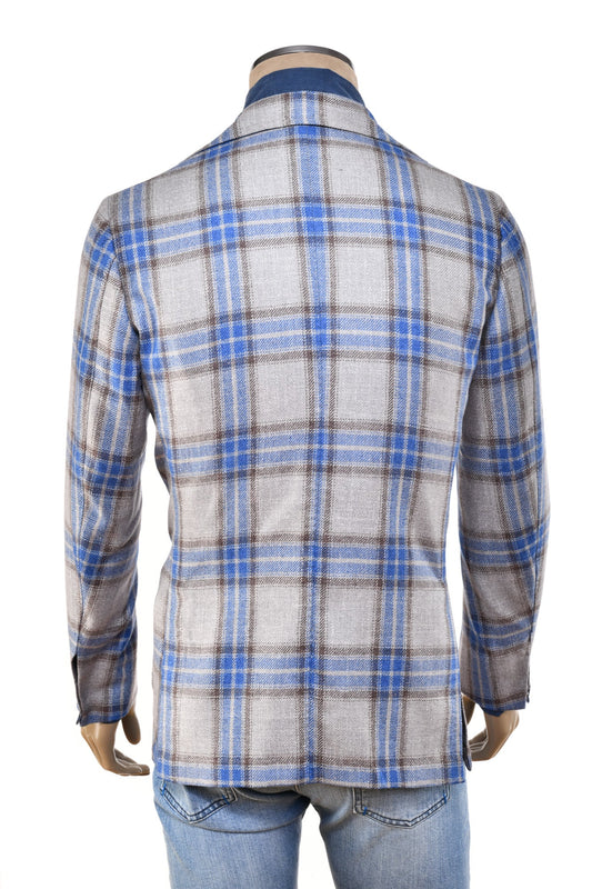 Sartorio Plaid Virgin Wool Sport Jacket