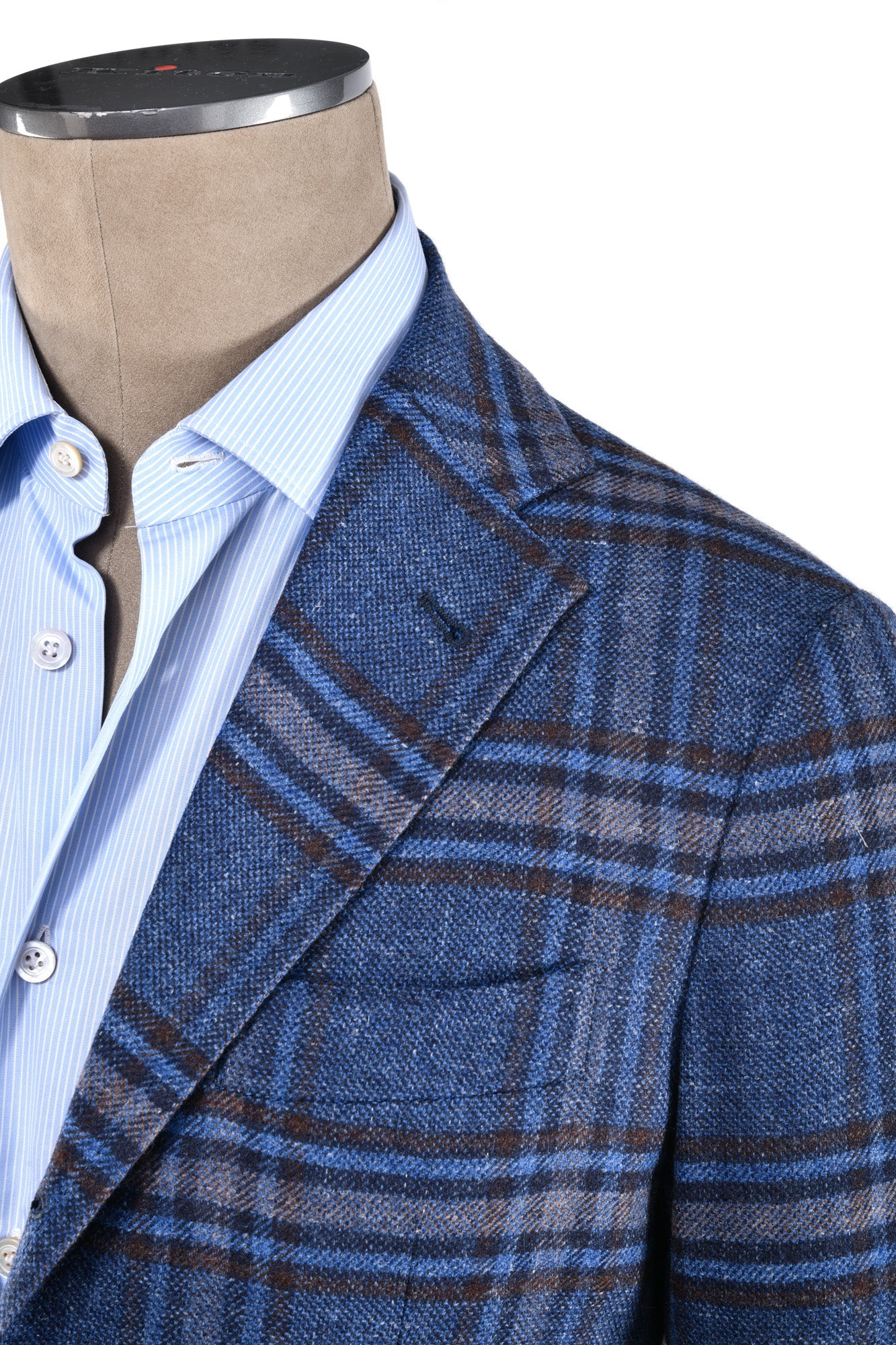 Sartorio Plaid Virgin Wool Sport Jacket
