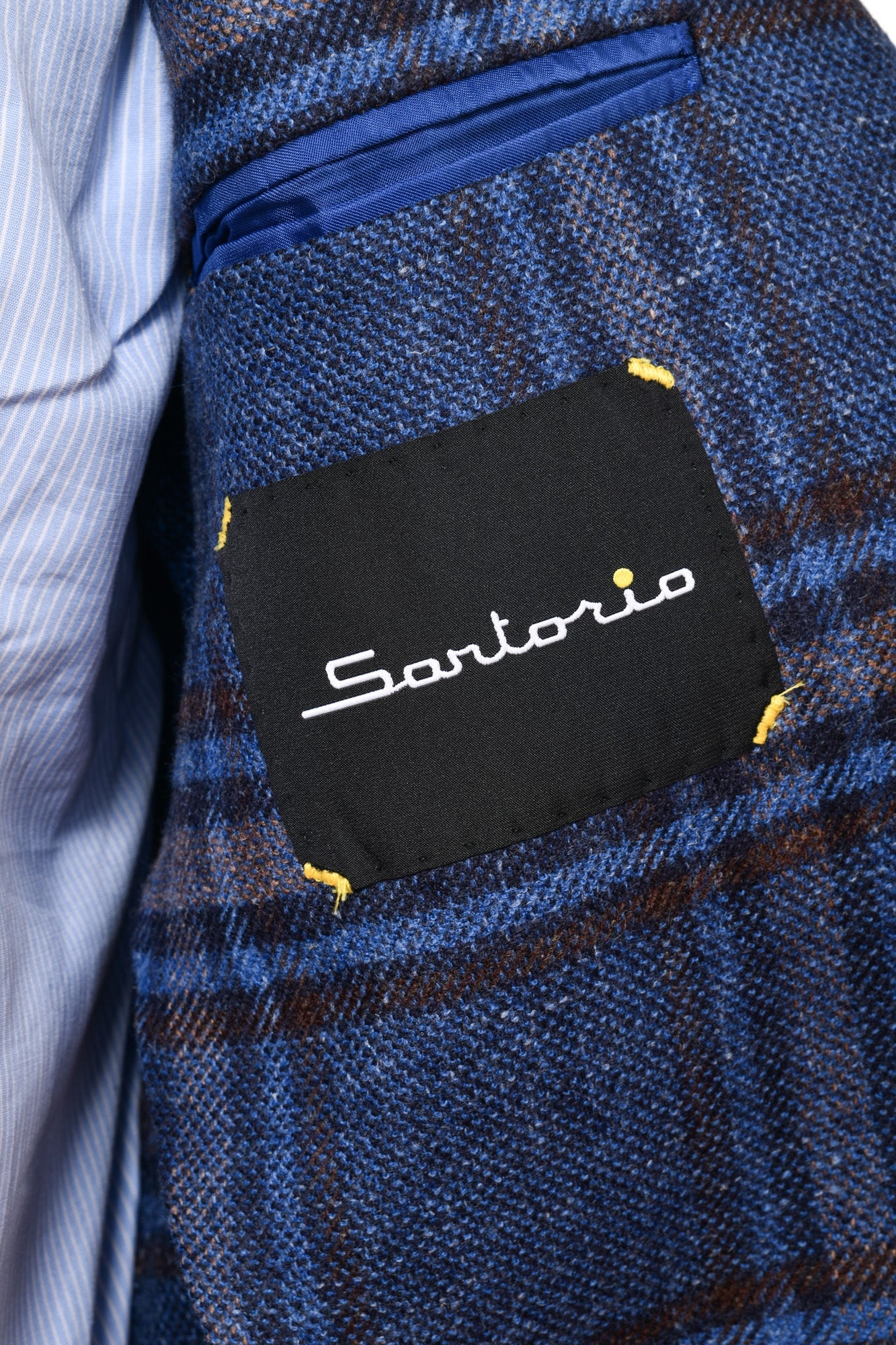 Sartorio Plaid Virgin Wool Sport Jacket