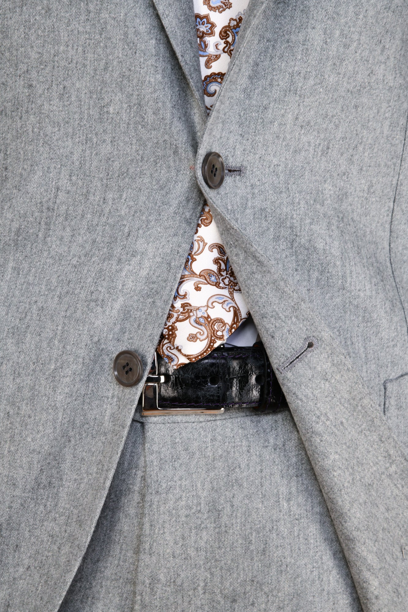 Sartorio Marled Virgin Wool-Cashmere Suit
