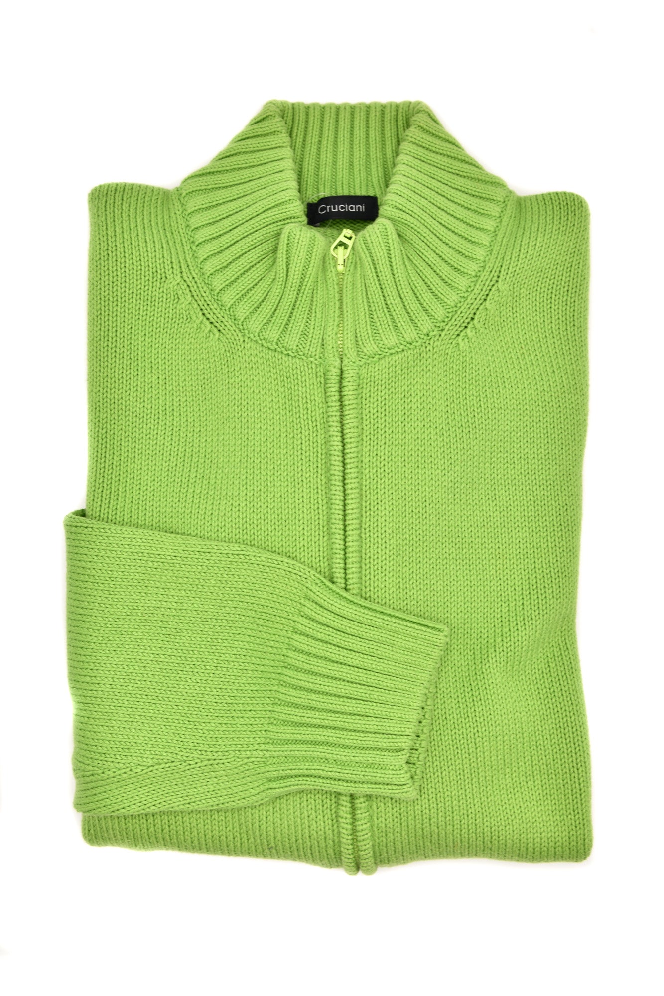 Cruciani Cotton Zip-Up Sweater