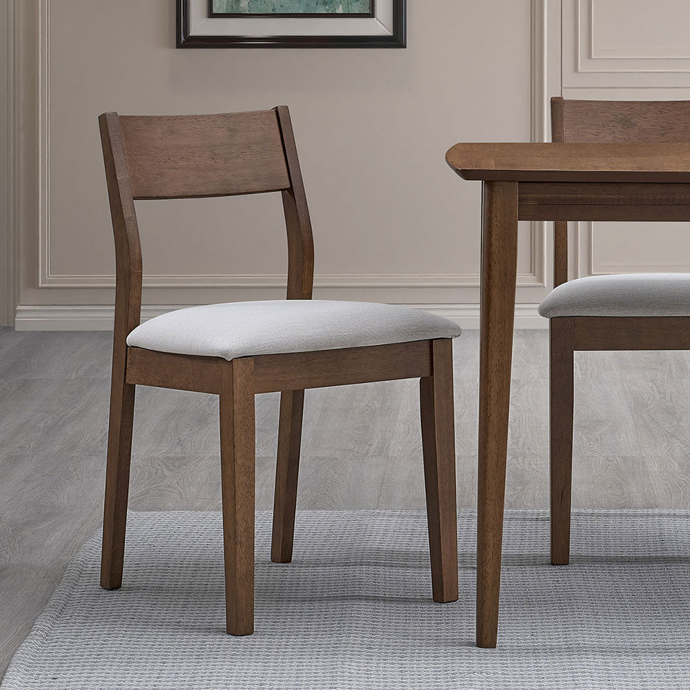ACTU 59” Modern Dining Table Set for Small Spaces (Seats 4–6, Solid Wood)